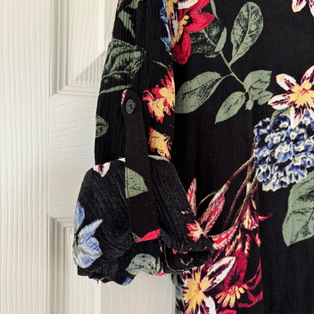 Gilli Button Down Maxi Dress Small - image 5